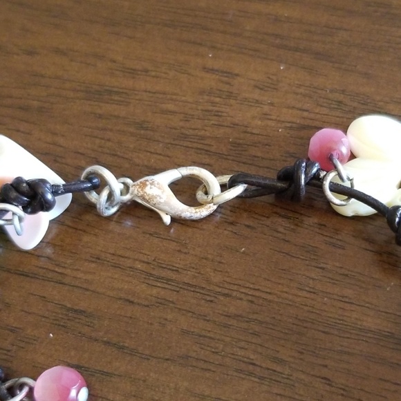 Butterfly Flower Beachy Charm Bracelet - Picture 3 of 4